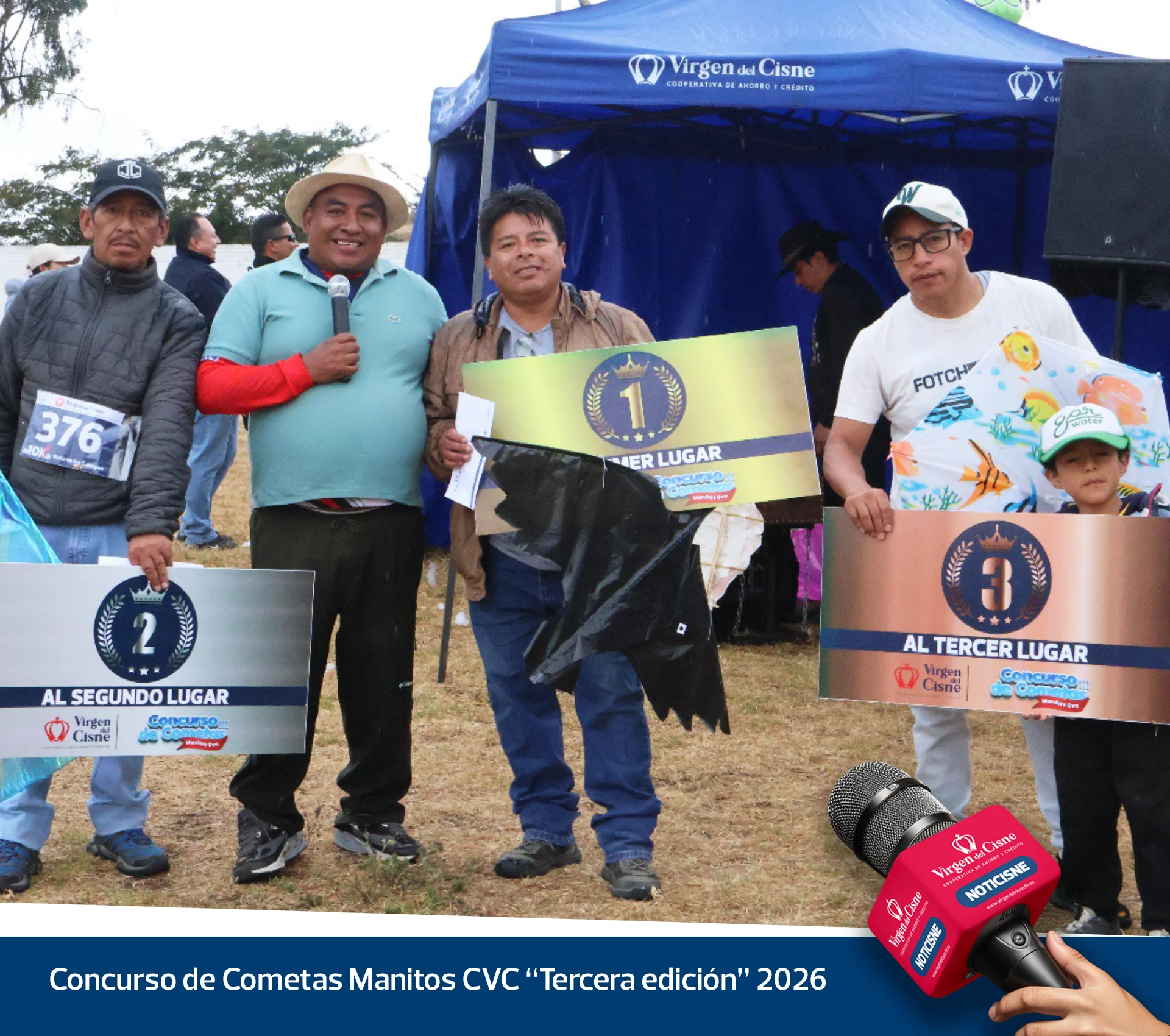 COAC. Virgen del Cisne promovió las tradiciones con el Concurso de Cometas Manitos CVC 2026
