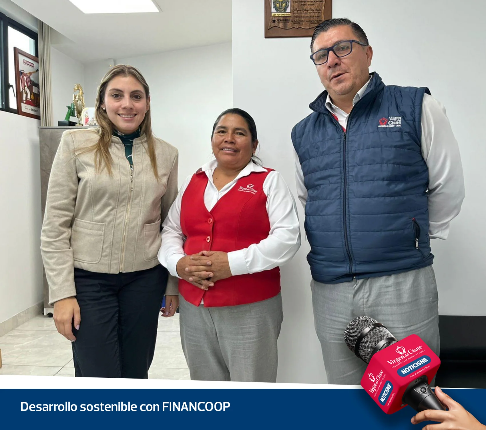 Cooperativa Virgen del Cisne impulsa el desarrollo sostenible mediante alianza estratégica con FINANCOOP